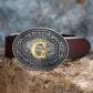 Men's And Women's Floral Letter Buckle Belts
