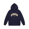 Paste Cloth Embroidery Velvet Padded Loose Hooded Sweater