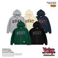 Polar Fleece Monogram Stick Cloth Embroidered Zipper Hoodie Jacket