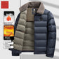 Men's Winter Business Casual Lapels Fur Collar Coat