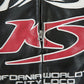 Gothic Letter Embroidered Motorcycle Leather Men's Clothing