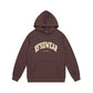Paste Cloth Embroidery Velvet Padded Loose Hooded Sweater