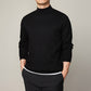 Autumn And Winter Mock Neck Sweater Men's
