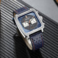 Men's Fashion Square Multifunction Waterproof Luminous Calendar Watch