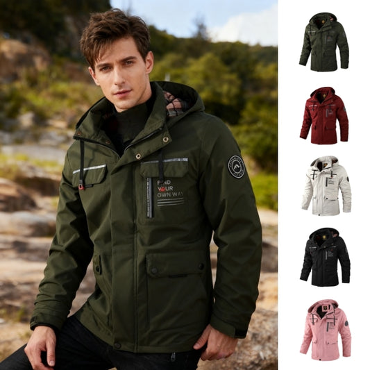 Men’s Hooded Waterproof Windbreaker Jacket