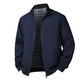 Plus Size Men's Spring Long Sleeve Jacket