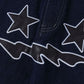 High Street Wash Paste Cloth Embroidery Straight Jeans