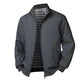 Plus Size Men's Spring Long Sleeve Jacket