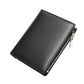 Handmade Cowhide Wallet Men's Top Layer Leather Zipper Anti-theft